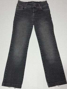 Women's Y2K Straight-Leg Jeans — Charcoal Gray